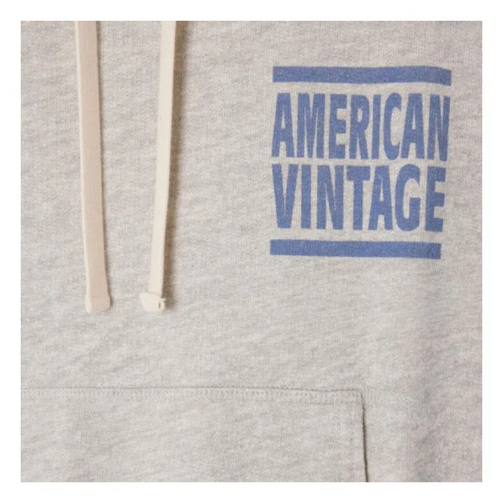 Sweat Capuche Zofbay | Gris chiné- Image produit n°3