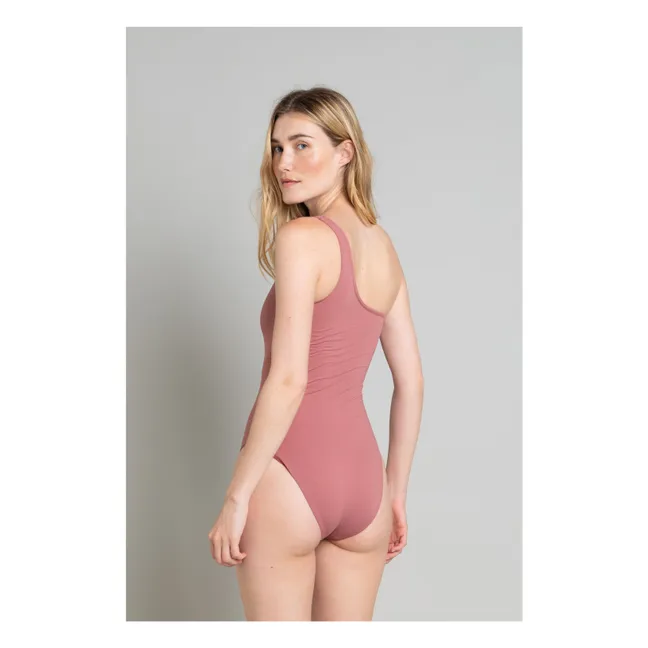 Maillot 1 Pièce Asymétrique Janet | Prune