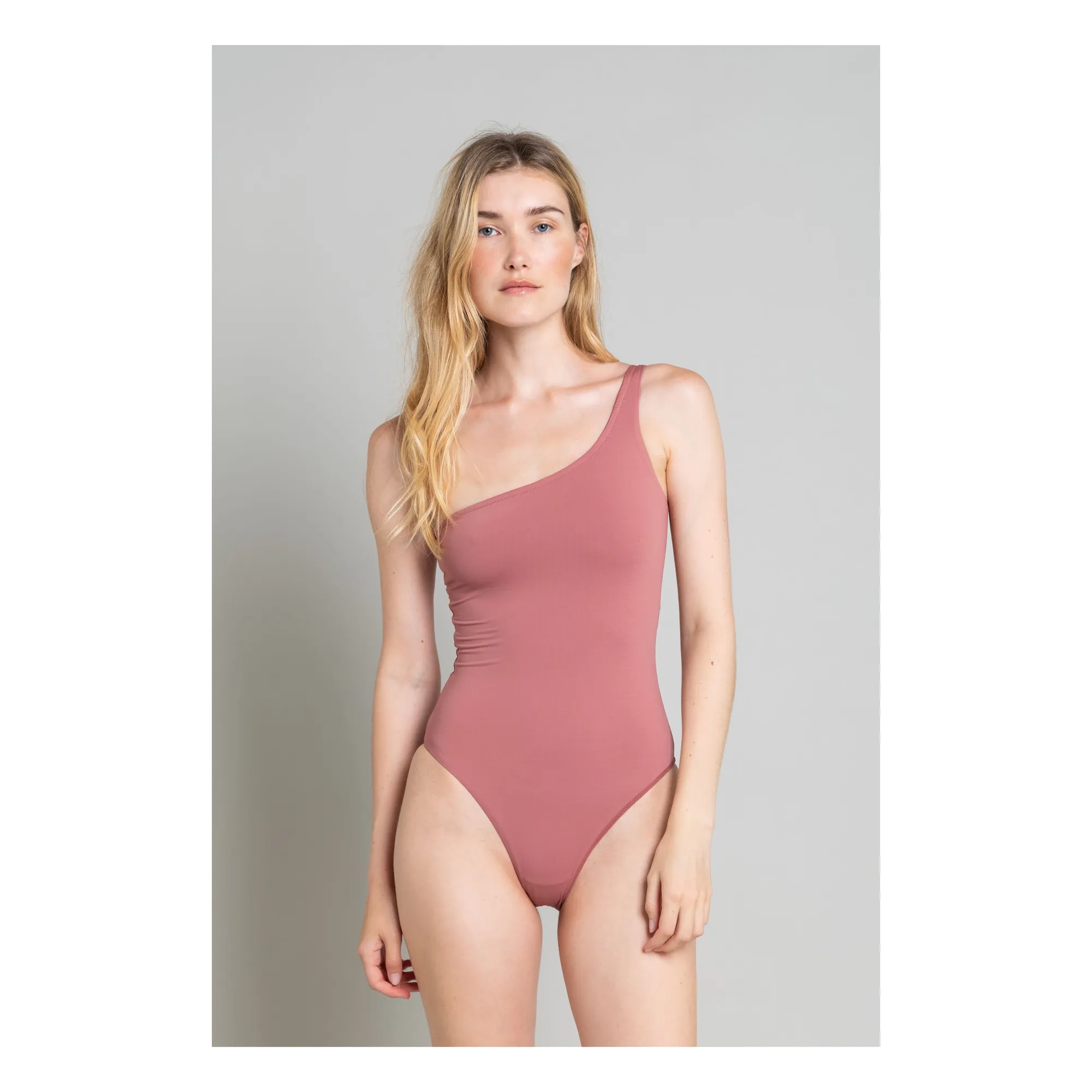 Smallable Woman Plum Janet Asymmetrical 1-Piece Swimsuit