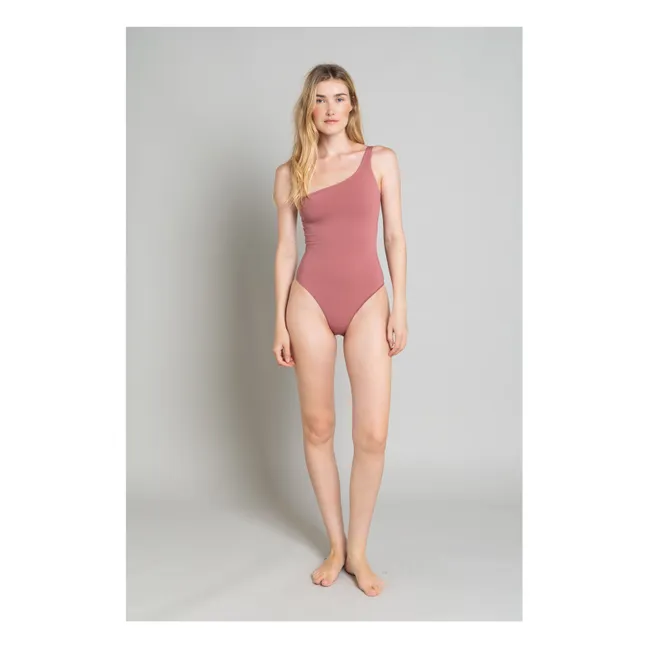 Maillot 1 Pièce Asymétrique Janet | Prune
