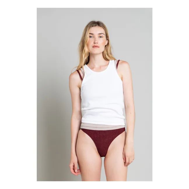 Maillot 1 Pièce Marcia | Aubergine