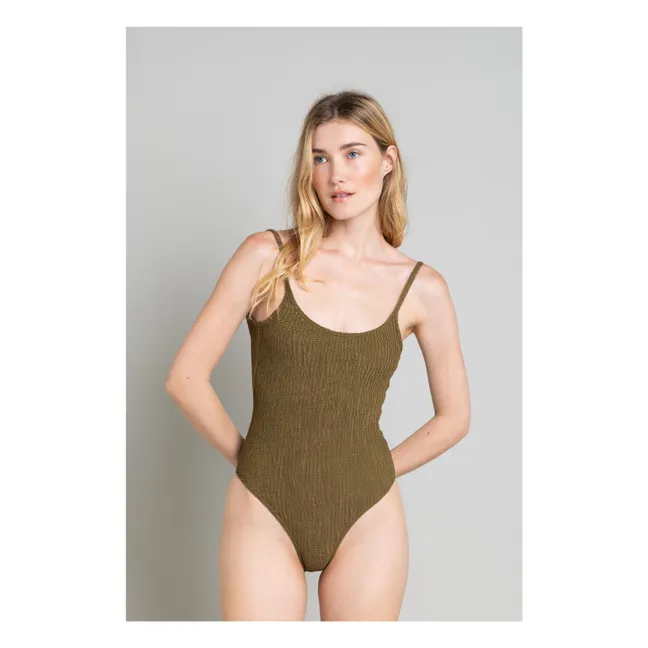 Maillot 1 Pièce Marcia | Vert kaki