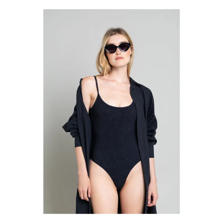 Robe Chemise Melissa | Noir- Image produit n°7