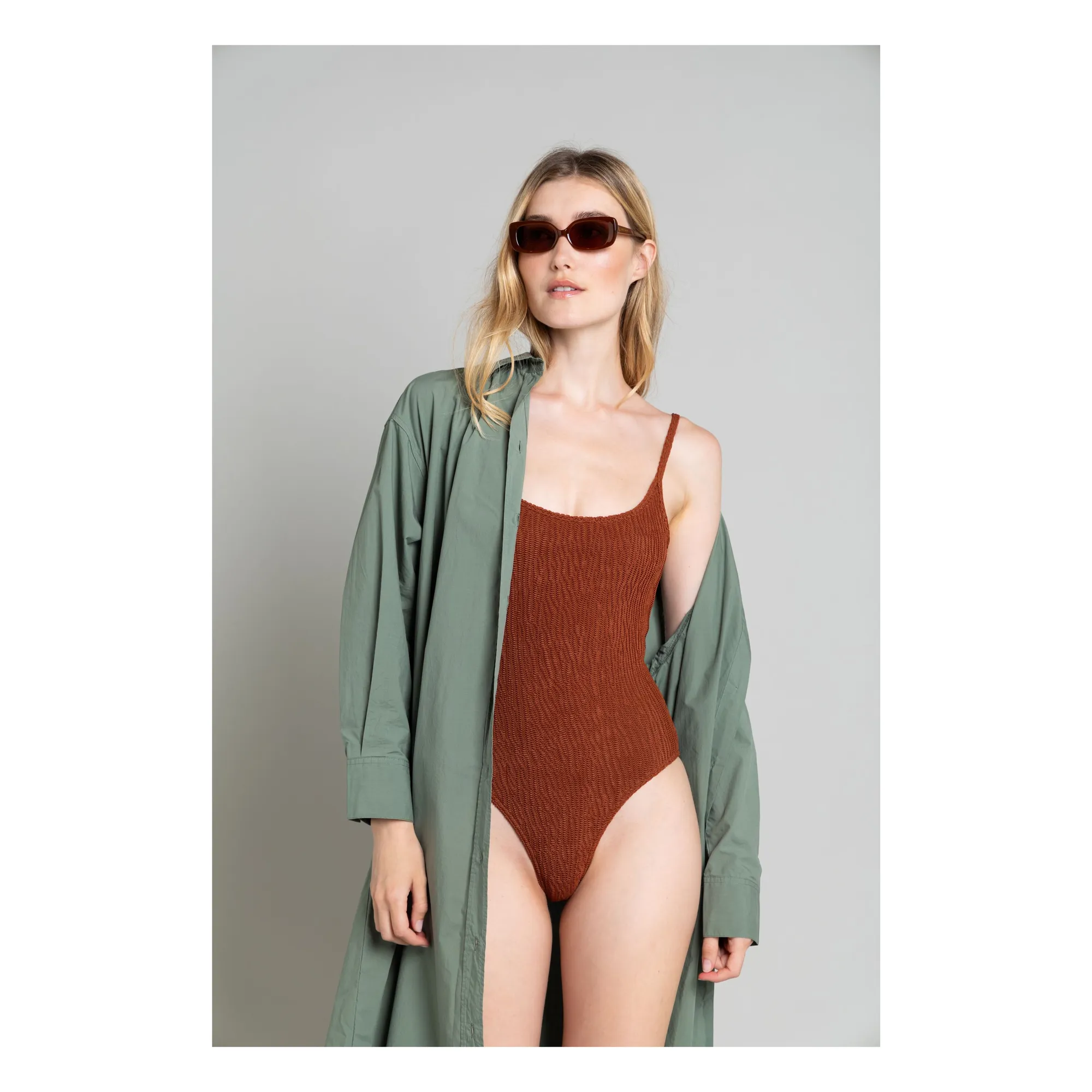 Maillot 1 Pièce Marcia | Terracotta- Image produit n°6