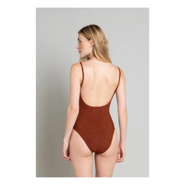 Maillot 1 Pièce Marcia | Terracotta