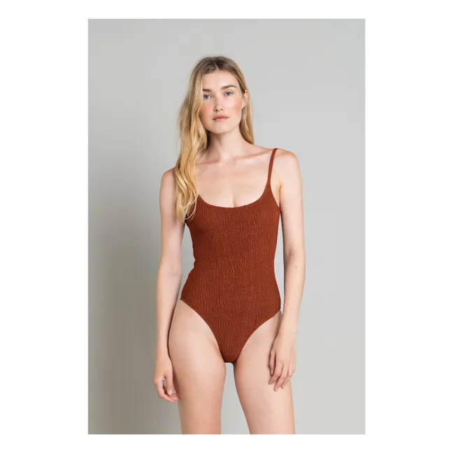 Maillot 1 Pièce Marcia | Terracotta