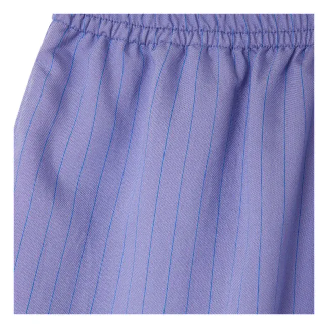 Pantalones cortos a rayas Okyrow | Violeta