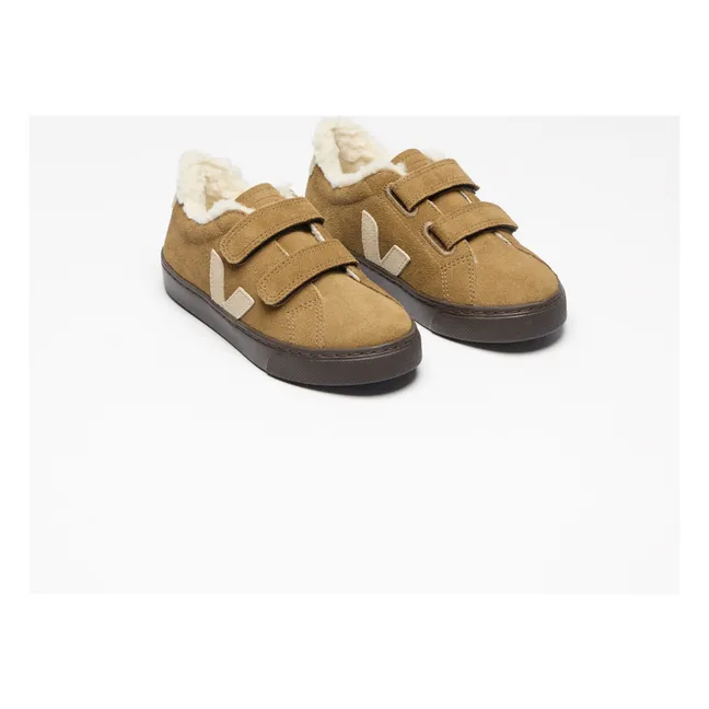 Esplar Winter Suede Scratch Sneakers | Camel