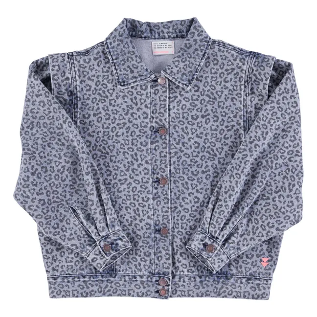 Veste Imprimée Animal | Washed Blue