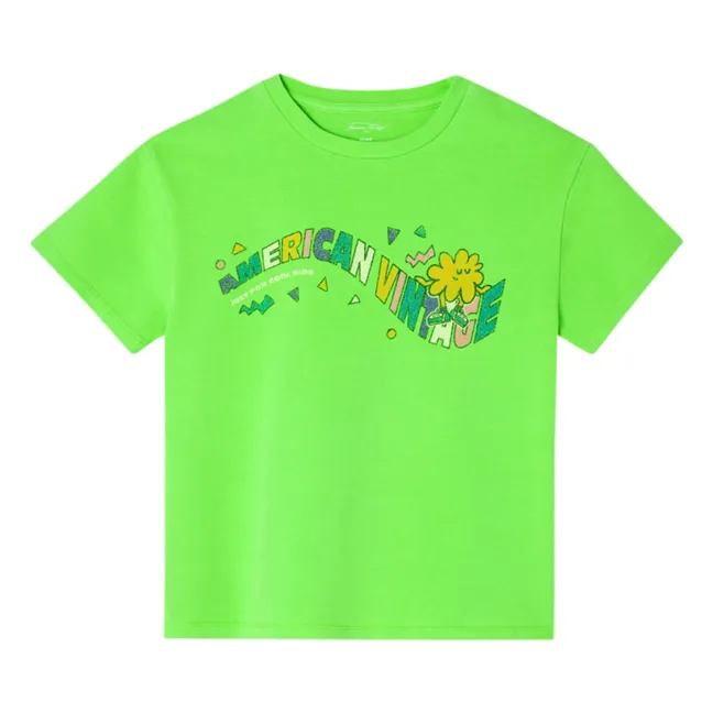 Camiseta Fizvalley | Verde chillón