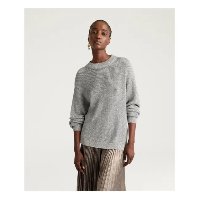 Pull Windsor Métallisé | Argenté