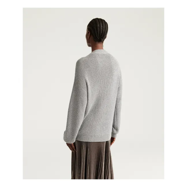 Pull Windsor Métallisé | Argenté