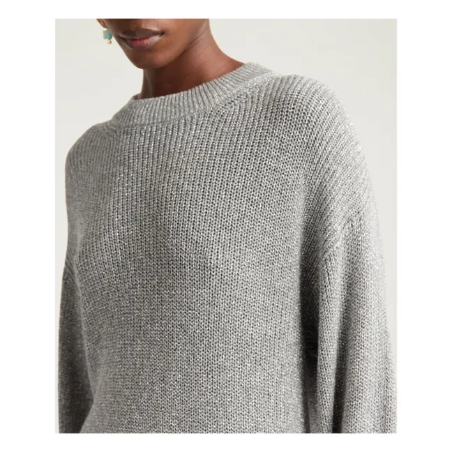 Pull Windsor Métallisé | Argenté