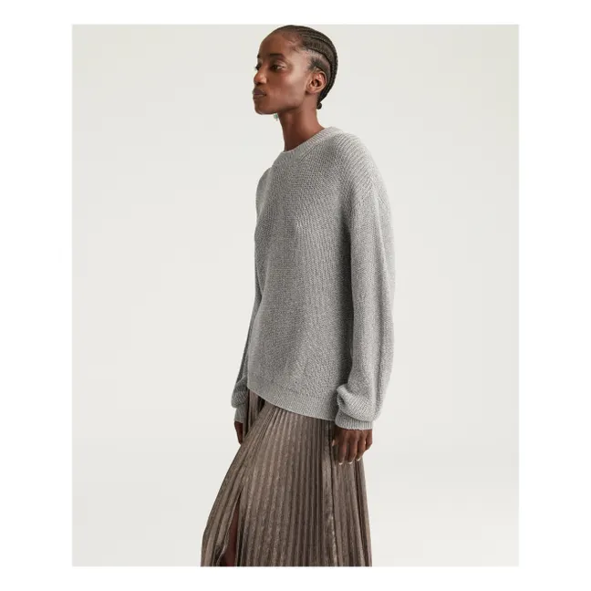 Pull Windsor Métallisé | Argenté