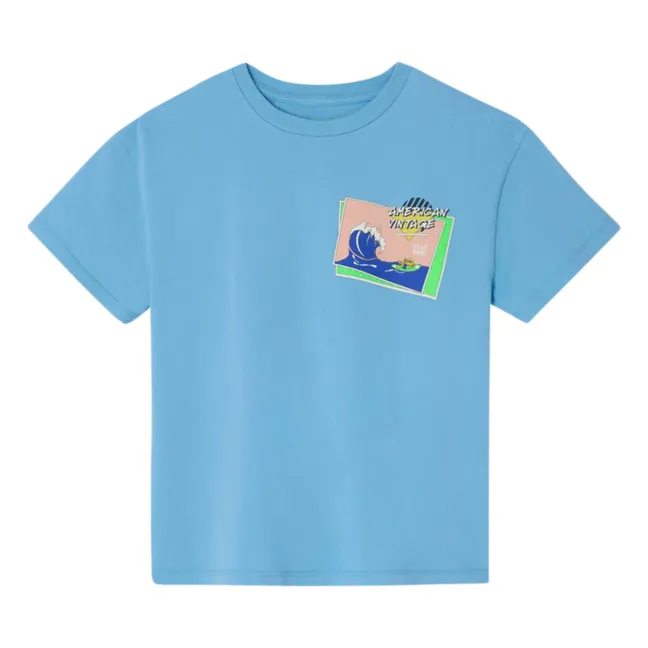 Camiseta de manga corta Fizvalley | Azul Cielo
