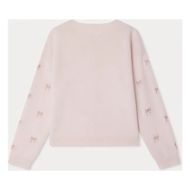 Jabara Cashmere cardigan | Pale Pink