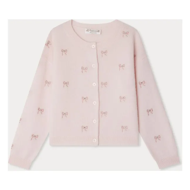 Jabara Cashmere cardigan | Pale Pink