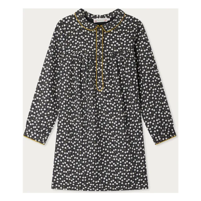 Dorothée Twill dress | Midnight blue