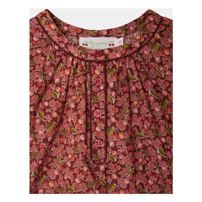 Blouse Saxo Liberty Coton Bio | Mauve