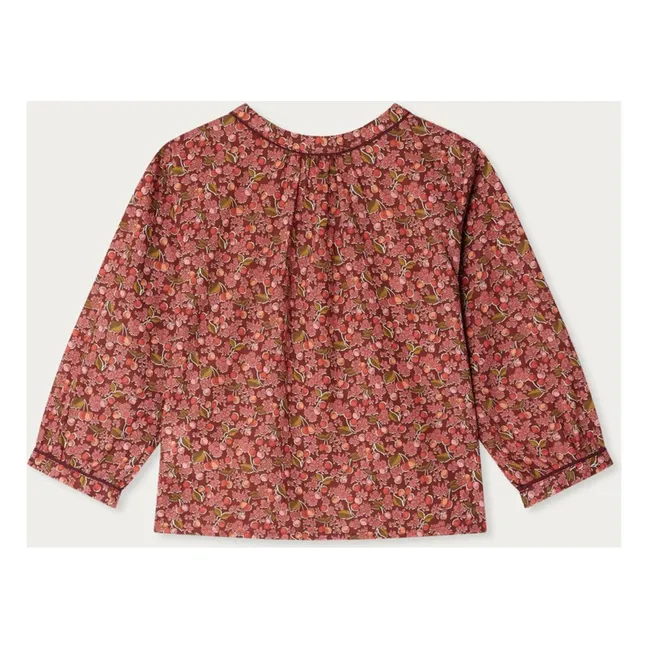 Blouse Saxo Liberty Coton Bio | Mauve