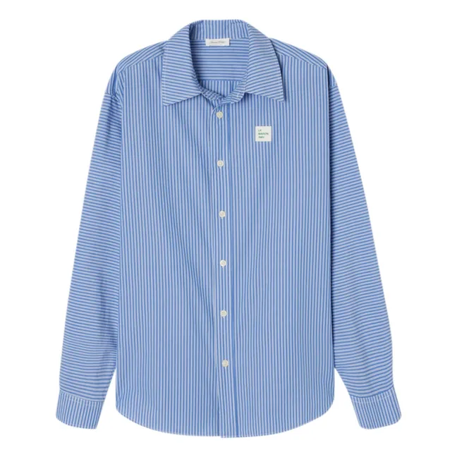 Zatybay Striped Shirt | Blue