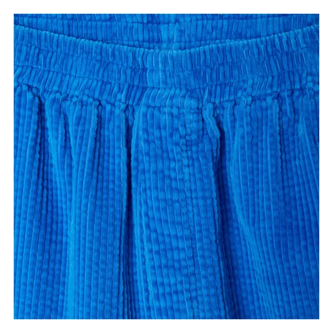 Shorts Padow Velours | Blau