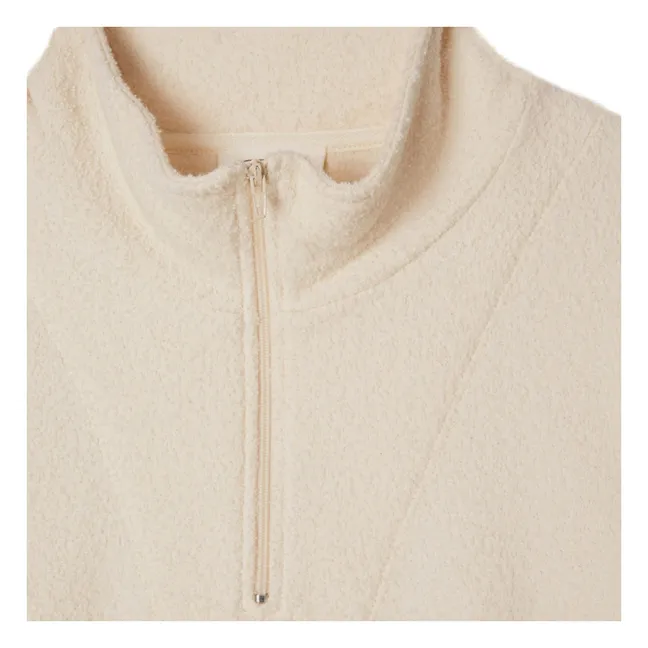 Bobypark Zipper Sweatshirt Frottee | Seidenfarben