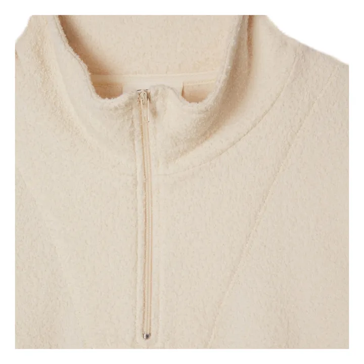 Sweat Zippé Bobypark Eponge | Ecru- Image produit n°3
