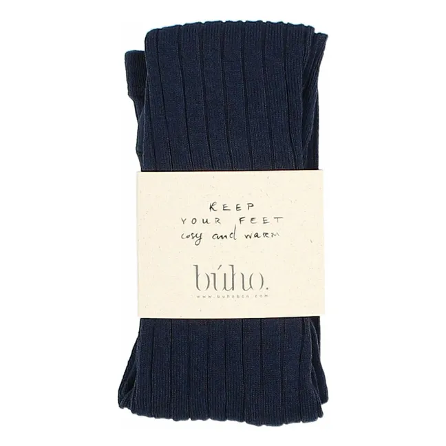 Collant a coste | Blu marino