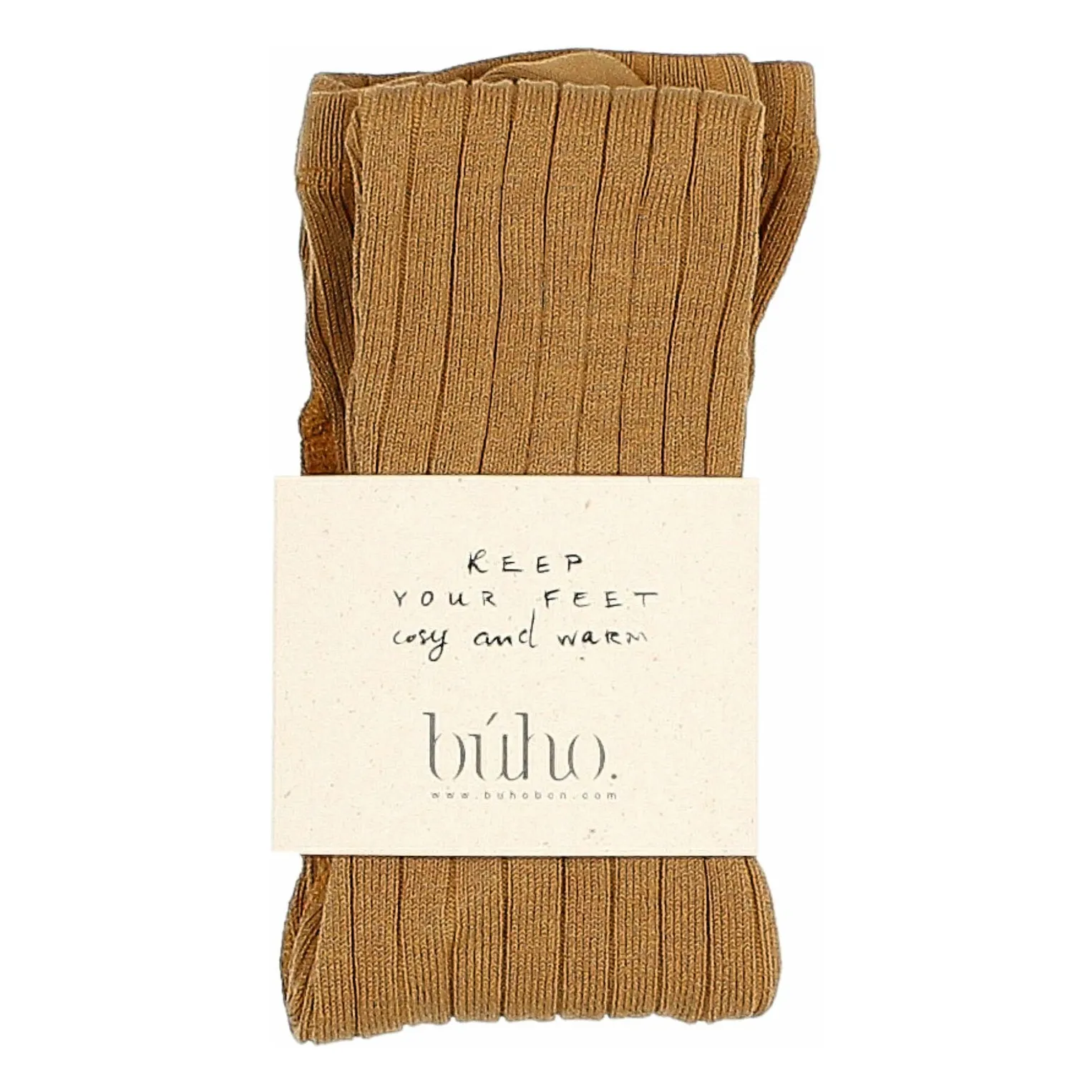 Búho Ochre Ribbed Tights