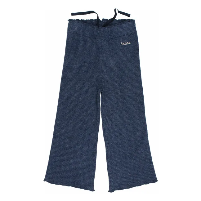 Pantalones Waffle | Azul Marino
