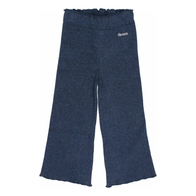 Pantalones Waffle | Azul Marino