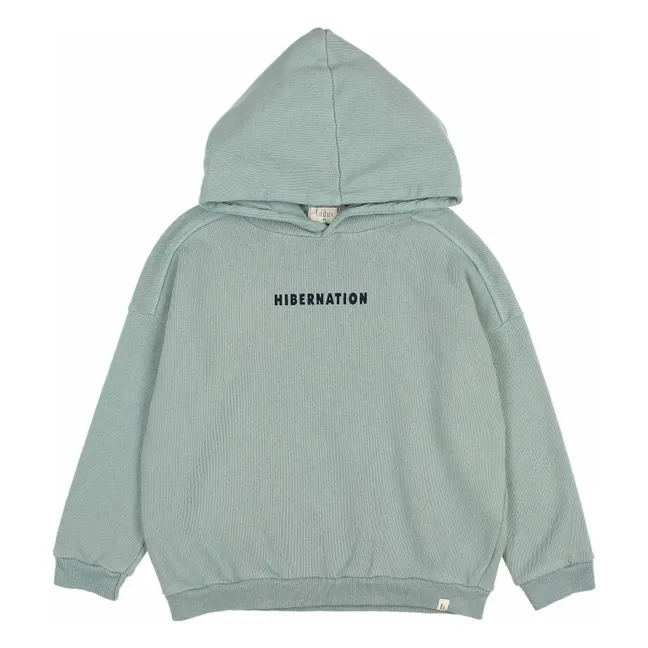 Sweat Capuche Hibernation | Vert Cèdre