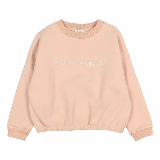 Sweat Fun Coton Bio | Saumon