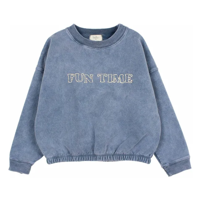 Sweat Fun Coton Bio | Indigo