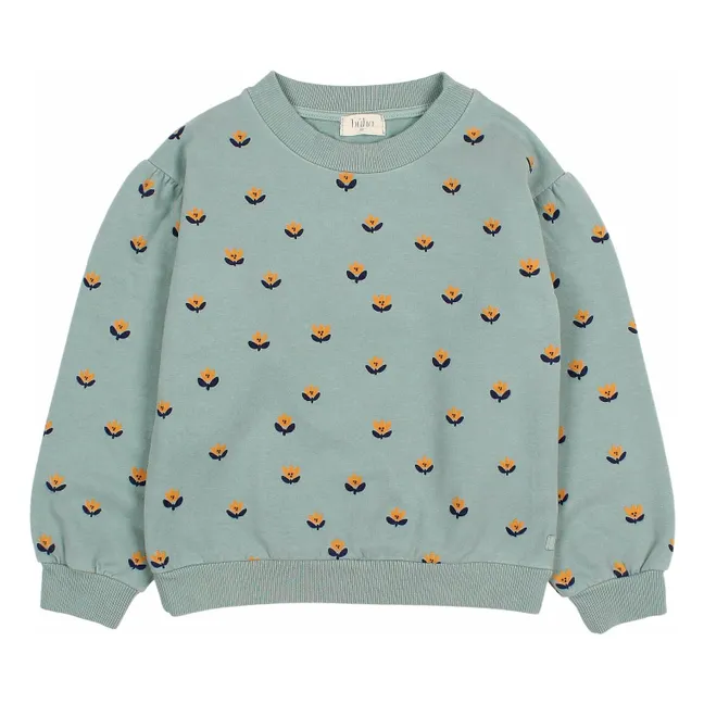 Sweat Naïf Coton Bio | Vert Cèdre