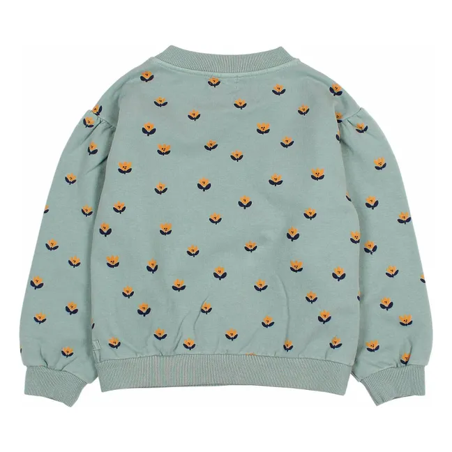 Sudadera Naïve de algodón orgánico | Verde Cedro