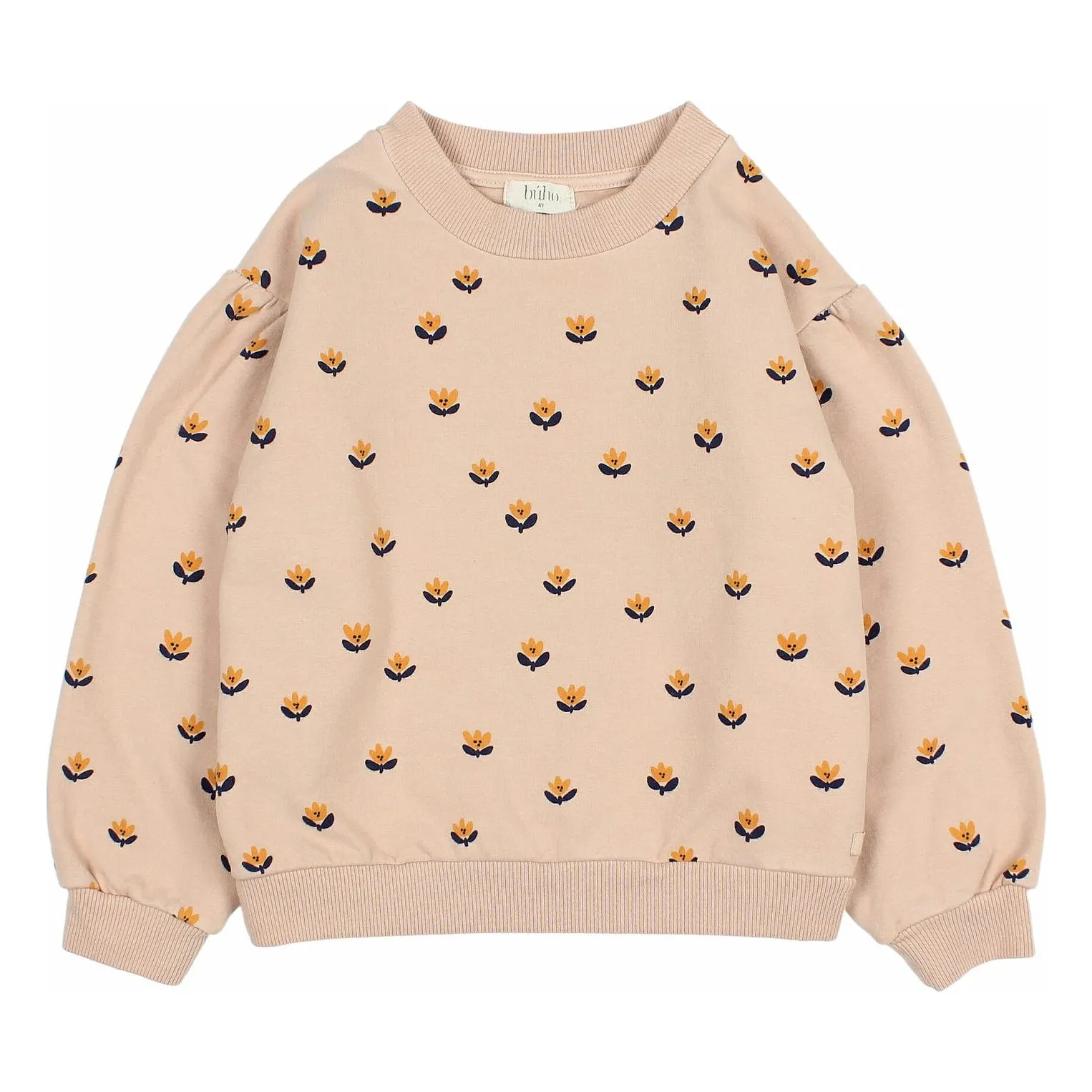 Búho - Sweat Fille - Rose - Coton Bio - 3 ans