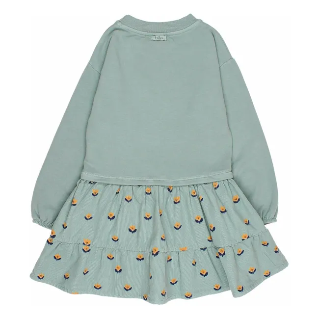 Robe Naïf Coton Bio | Vert Cèdre