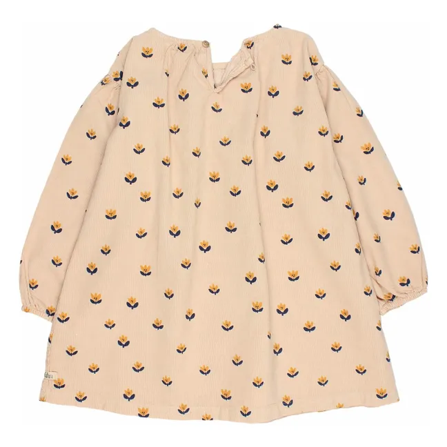 Robe Naïf Fleurie Coton Bio | Rose