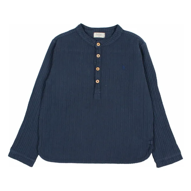 Kurta Baumwollgaze | Navy