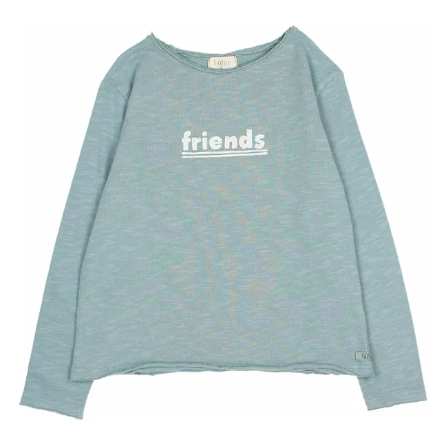 T-shirt Friends Coton Bio | Vert Cèdre
