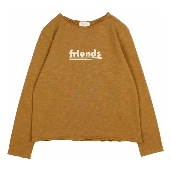 T-shirt Friends Coton Bio | Ocre