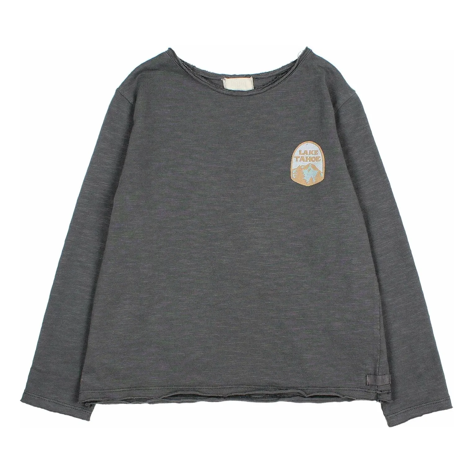Búho Charcoal Grey Tahoe Organic Cotton T-Shirt