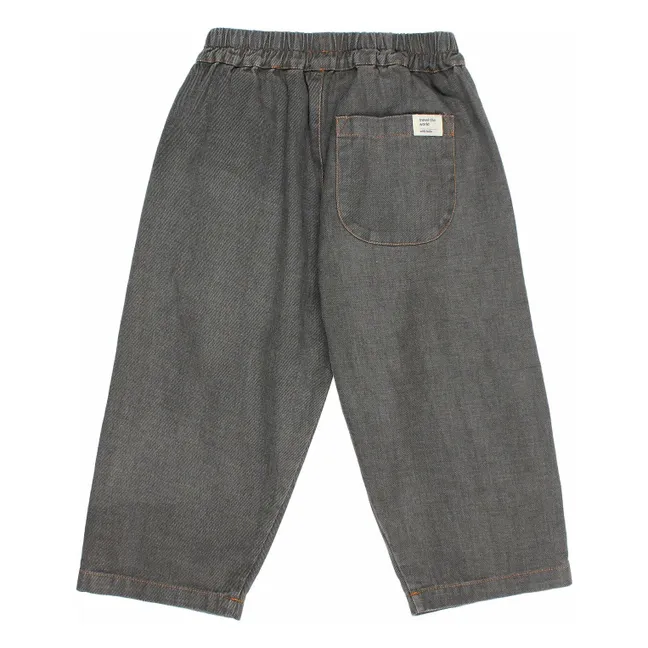 Pantaloni in denim di cotone biologico | Denin grigio