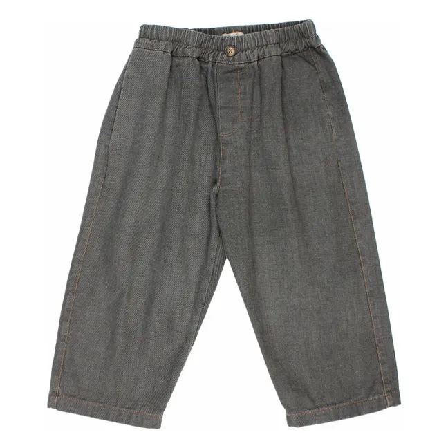 Pantaloni in denim di cotone biologico | Denin grigio