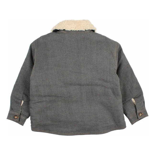 Sobrecamisa vaquera de algodón orgánico  | Vaquero gris