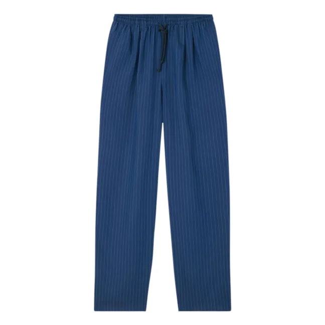 Pantalones de rayas Okyrow | Azul Marino