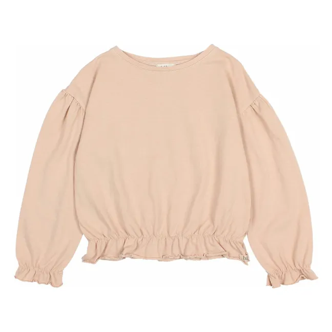 T-shirt Girly Coton Bio | Rose