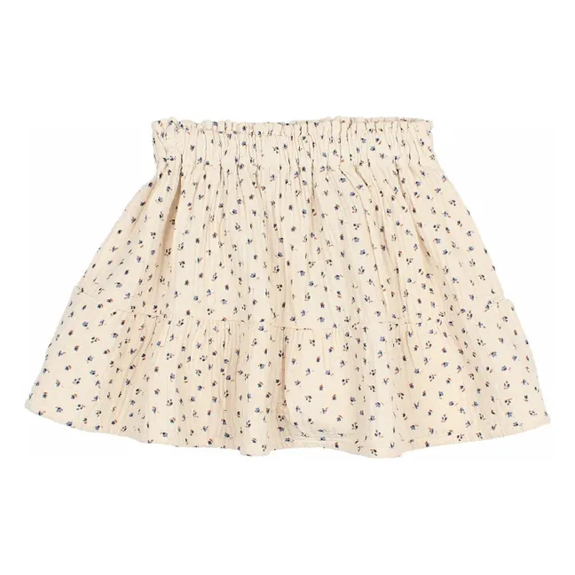 Jupe Gaze de Coton Bio | Ivoire